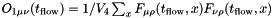 $O_{1\mu\nu}(t_{\rm flow})=1/V_4\sum_{x}F_{\mu\rho}(t_{\rm flow},x)F_{\nu\rho}(t_{\rm flow},x)$